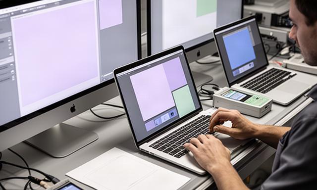 Mac application maintenance work shown across testing devices and release notes